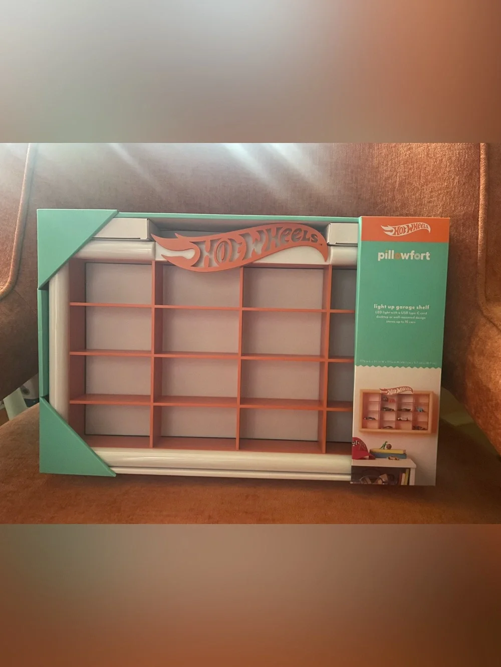 Pillowfort Lighted Hot Wheels Display
